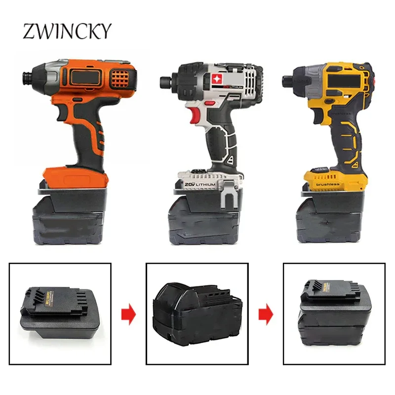 Black+Decker Tool 20V Max - Adapter akumulatora do akumulatora litowo-jonowego Milwaukee