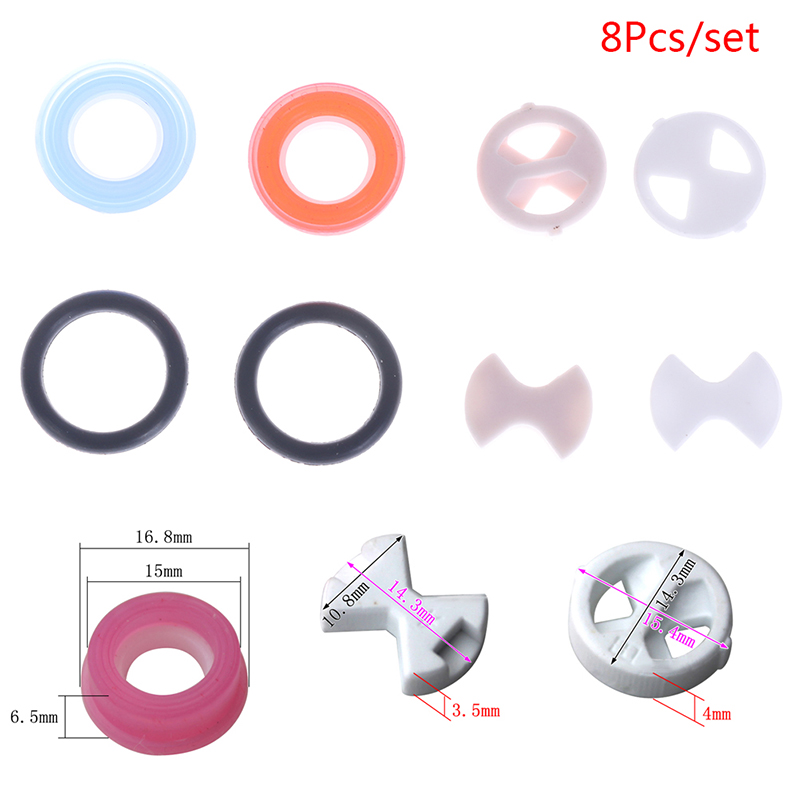 Silicone Tap Washer - 【8 szt./zestaw Ceramiczne Podkładki Silikonowe Wkładki